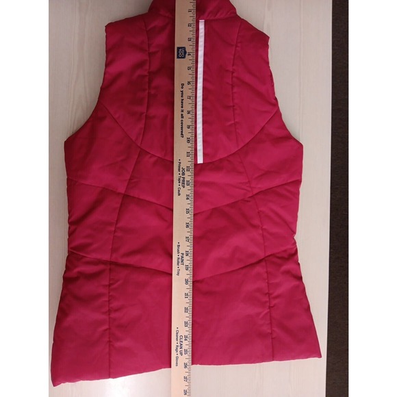 Adidas NC State Wolfpack Puffer Vest Red Womens Full Zip Embroidered Size S - Picture 8 of 9